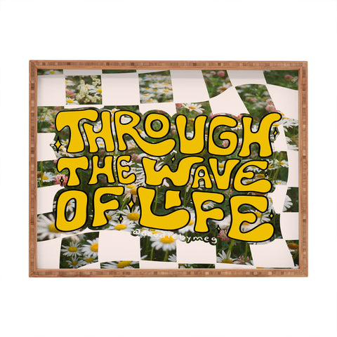 Doodle By Meg Through the Wave of Life Rectangular Tray