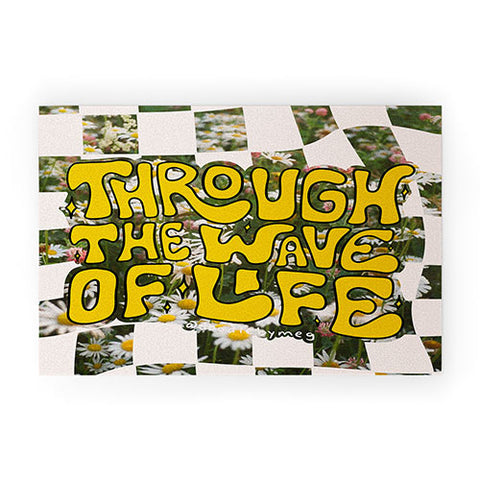 Doodle By Meg Through the Wave of Life Welcome Mat