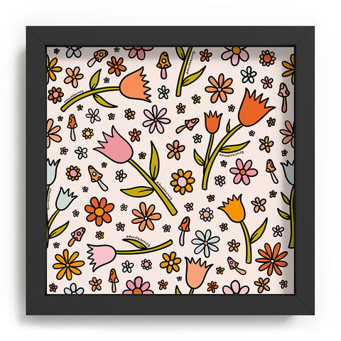 Doodle By Meg Tulip Print Recessed Framing Square