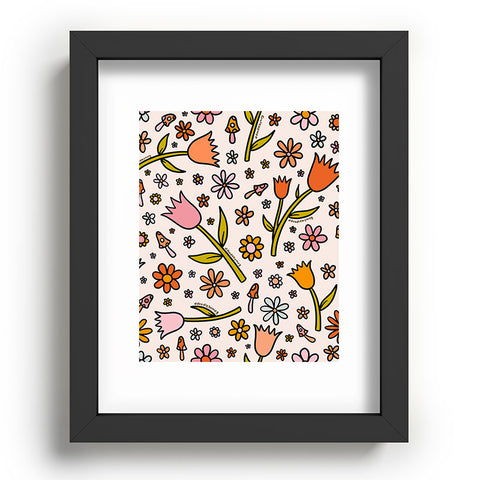 Doodle By Meg Tulip Print Recessed Framing Rectangle