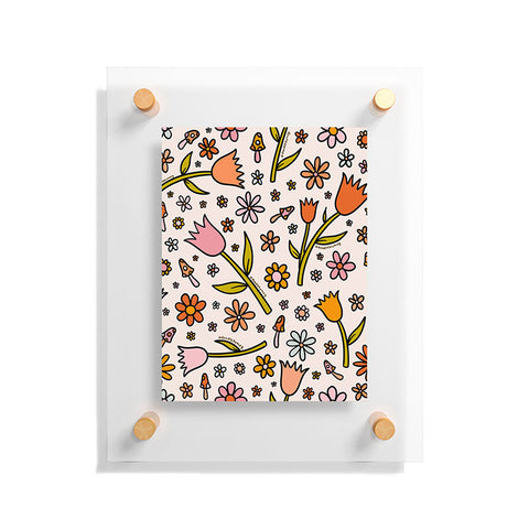 Doodle By Meg Tulip Print Floating Acrylic Print
