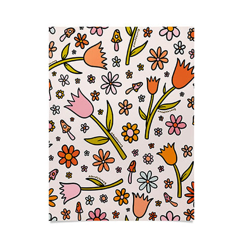 Doodle By Meg Tulip Print Poster