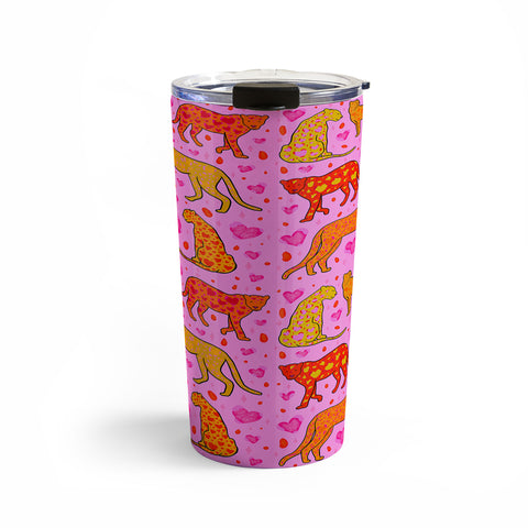Doodle By Meg Valentine Leopard Print Travel Mug