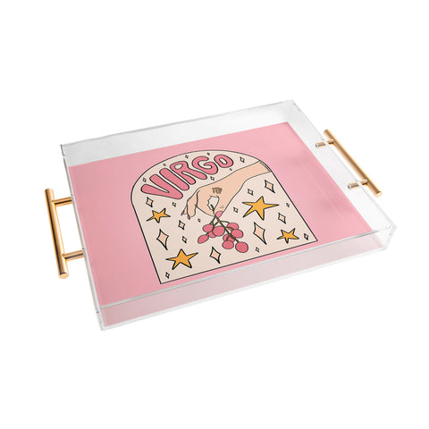 Doodle By Meg Virgo Lychee Acrylic Tray