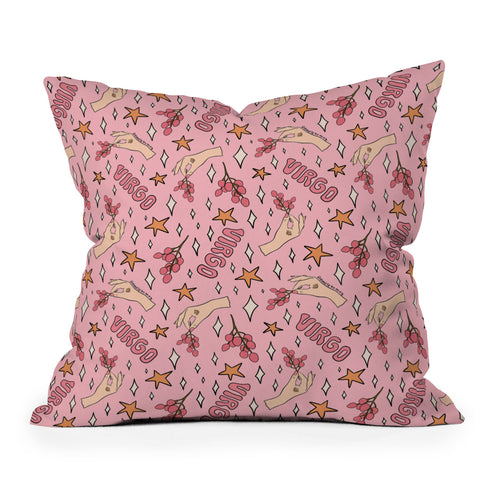 Doodle By Meg Virgo Lychee Print Outdoor Throw Pillow