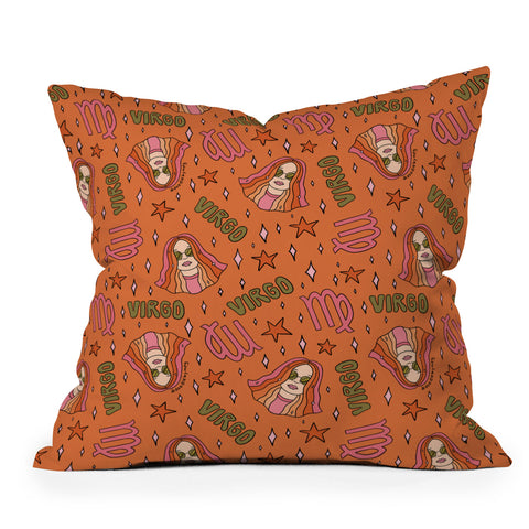 Doodle By Meg Virgo Print Outdoor Throw Pillow