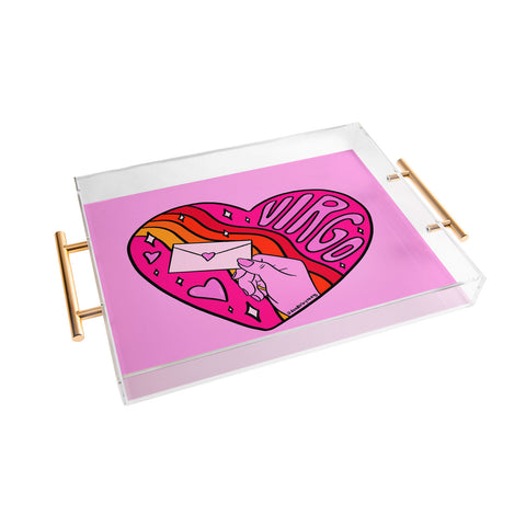 Doodle By Meg Virgo Valentine Acrylic Tray