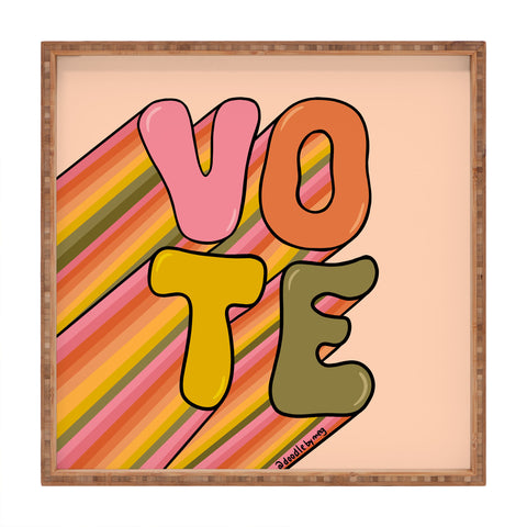 Doodle By Meg Vote Square Tray