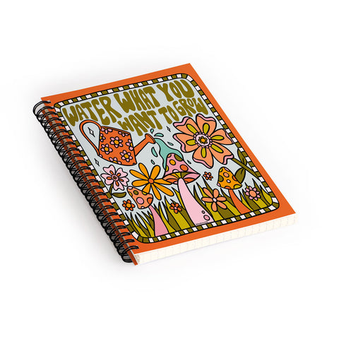 Doodle By Meg Water What You Want to Grow Spiral Notebook