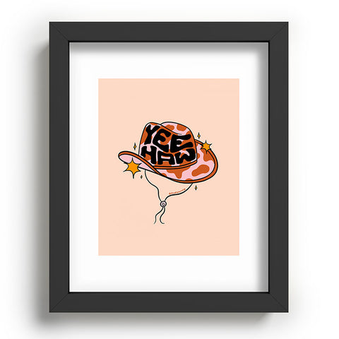 Doodle By Meg Yeehaw Cowboy Hat Recessed Framing Rectangle