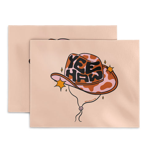Doodle By Meg Yeehaw Cowboy Hat Placemat