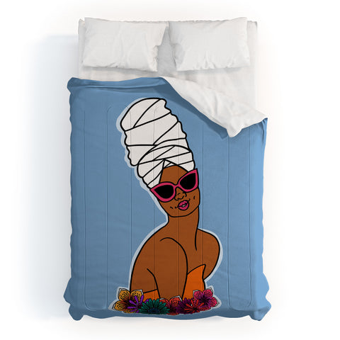 DorcasCreates Ayana in Blue Comforter