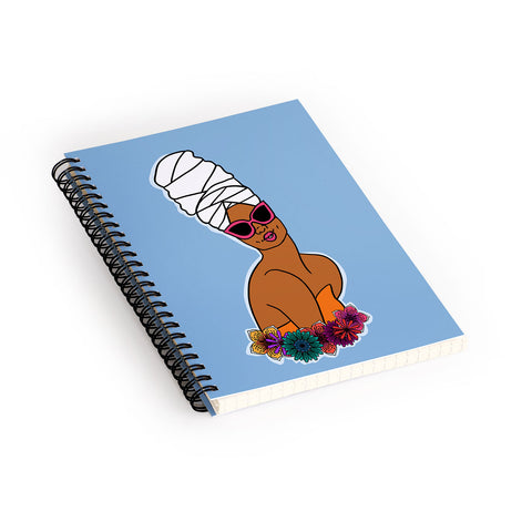 DorcasCreates Ayana in Blue Spiral Notebook