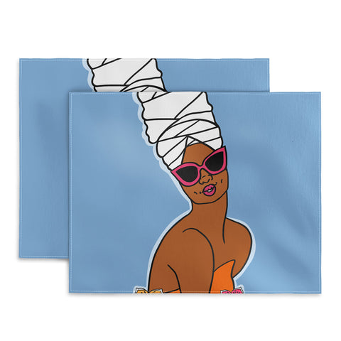 DorcasCreates Ayana in Blue Placemat