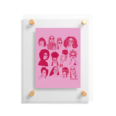 DorcasCreates Babes of Summer Floating Acrylic Print