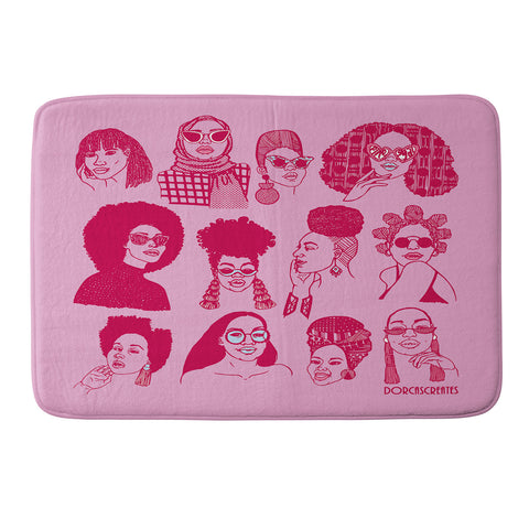 DorcasCreates Babes of Summer Memory Foam Bath Mat