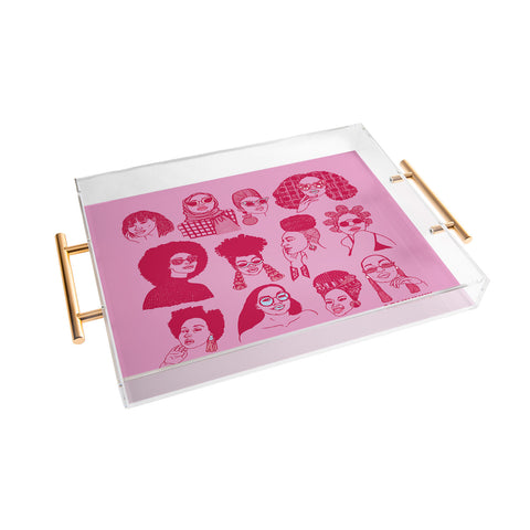 DorcasCreates Babes of Summer Acrylic Tray