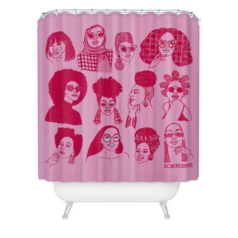 DorcasCreates Babes of Summer Shower Curtain