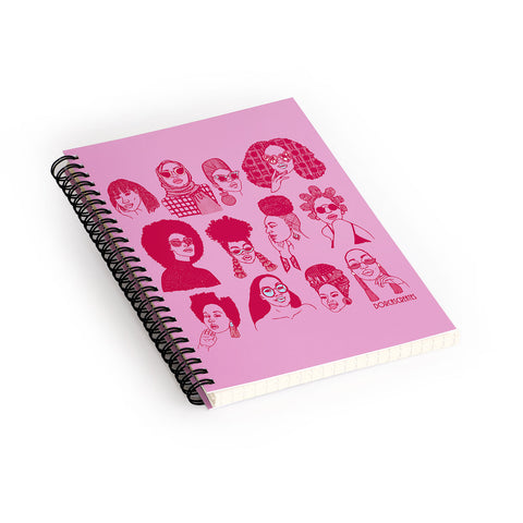 DorcasCreates Babes of Summer Spiral Notebook