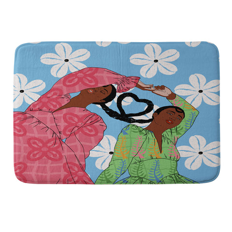 DorcasCreates Better Days I Memory Foam Bath Mat