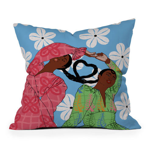 DorcasCreates Better Days I Outdoor Throw Pillow