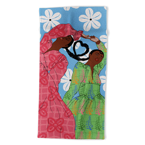 DorcasCreates Better Days I Beach Towel