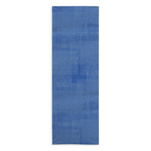 DorcasCreates Blue on Blue I Yoga Towel