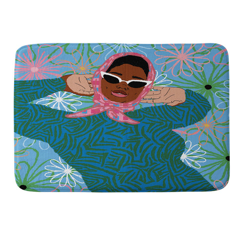 DorcasCreates Halima Memory Foam Bath Mat