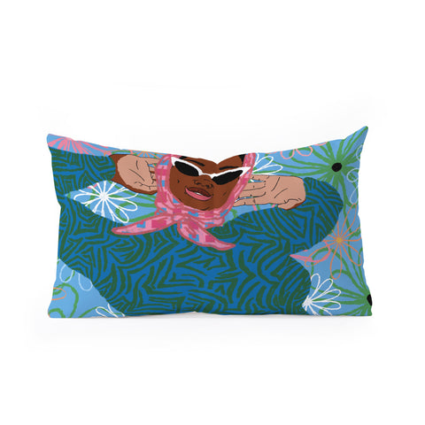 DorcasCreates Halima Oblong Throw Pillow