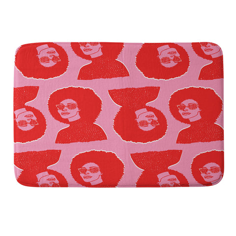 DorcasCreates Kara Pattern Memory Foam Bath Mat