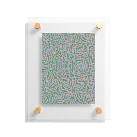 DorcasCreates Long Way Round Floating Acrylic Print