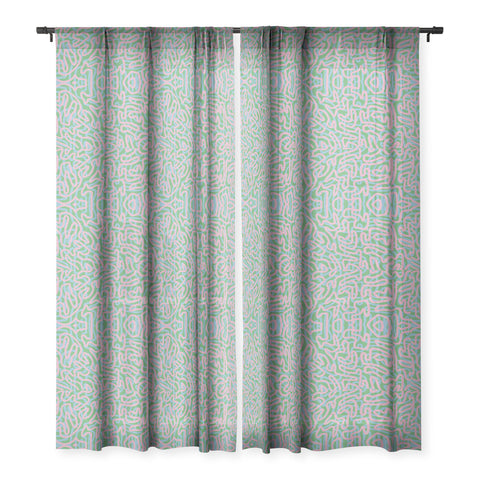DorcasCreates Long Way Round Sheer Window Curtain