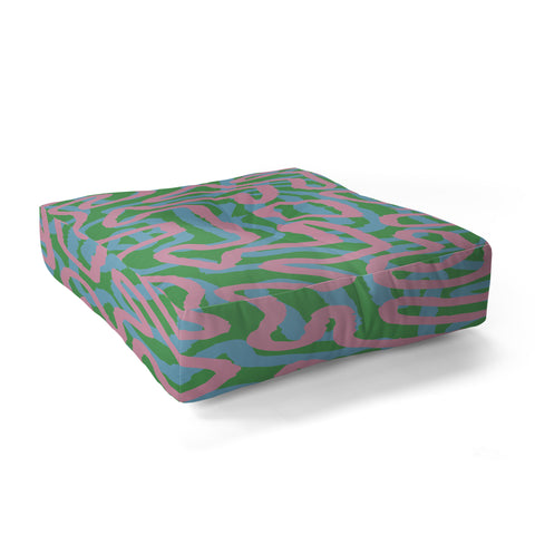 DorcasCreates Long Way Round Floor Pillow Square