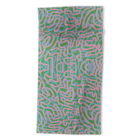 DorcasCreates Long Way Round Beach Towel