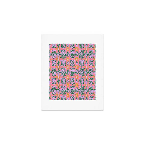 DorcasCreates Psychedelic Daisies Art Print
