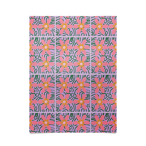 DorcasCreates Psychedelic Daisies Poster