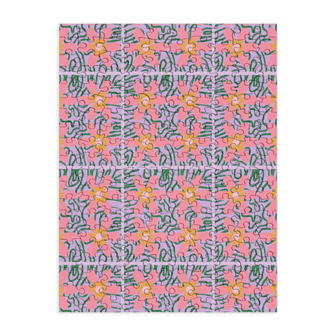 DorcasCreates Psychedelic Daisies Puzzle