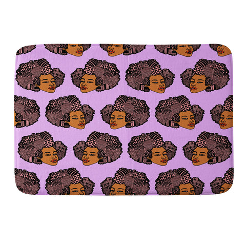 DorcasCreates Tomi Repeat Pattern Memory Foam Bath Mat