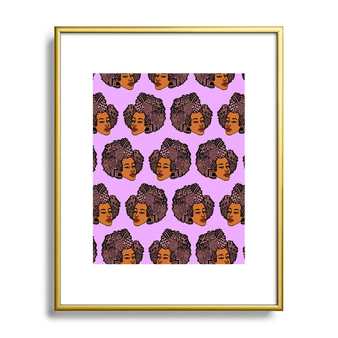 DorcasCreates Tomi Repeat Pattern Metal Framed Art Print