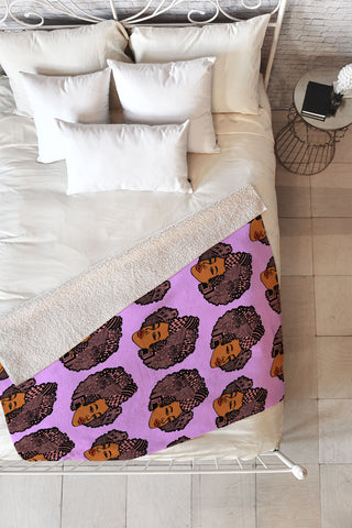 DorcasCreates Tomi Repeat Pattern Fleece Throw Blanket