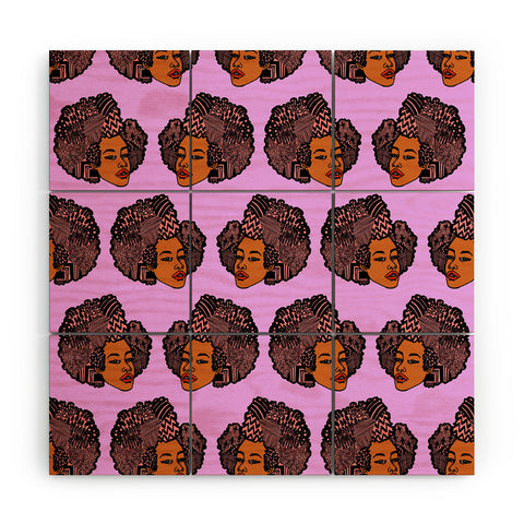 DorcasCreates Tomi Repeat Pattern Wood Wall Mural