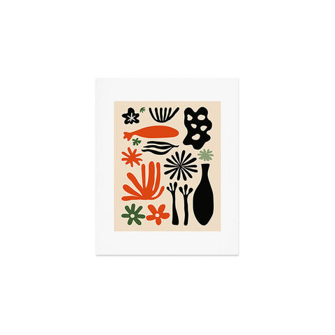 DorisciciArt Abstract botanic Art Print