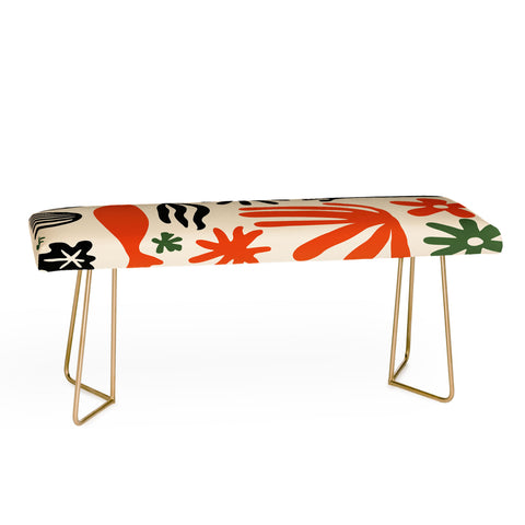 DorisciciArt Abstract botanic Bench