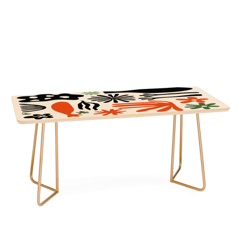 DorisciciArt Abstract botanic Coffee Table