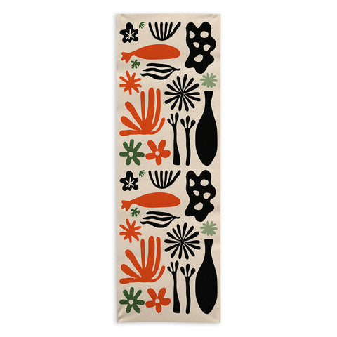 DorisciciArt Abstract botanic Yoga Towel