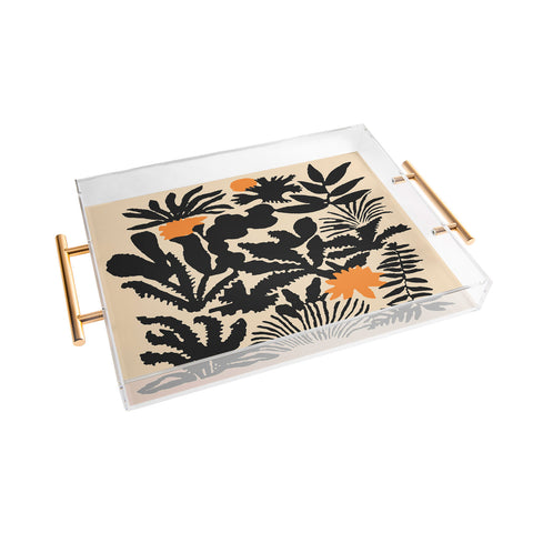 DorisciciArt Agave botanic Acrylic Tray