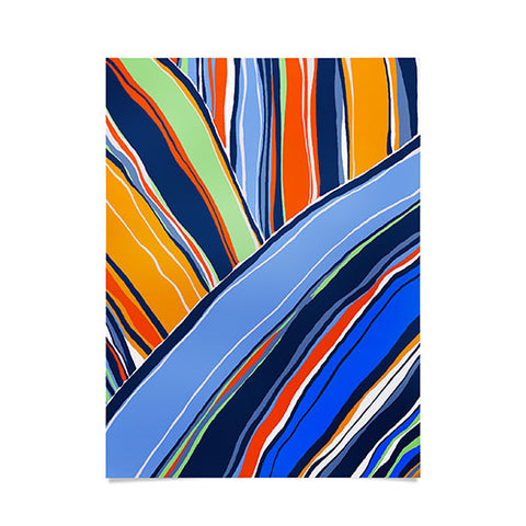 DorisciciArt autumn stripes Poster