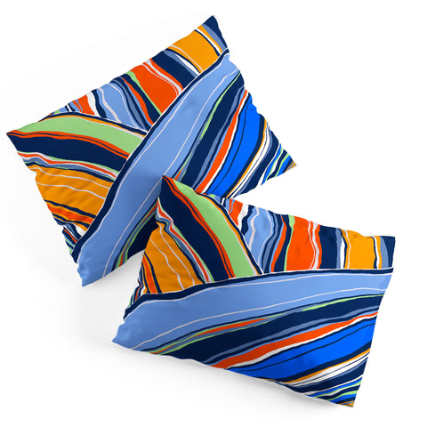 DorisciciArt autumn stripes Pillow Shams