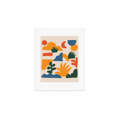 DorisciciArt boho forest Art Print