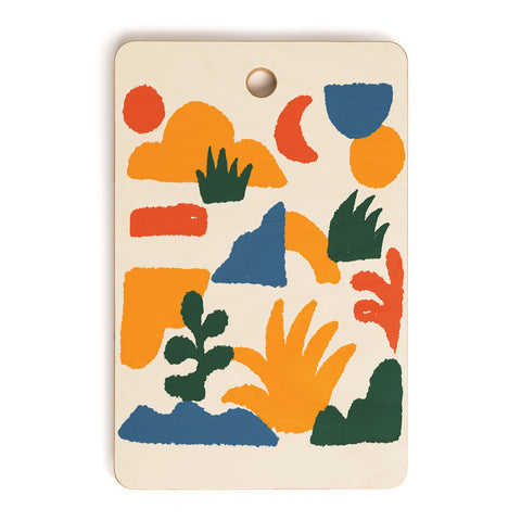 DorisciciArt boho forest Cutting Board Rectangle